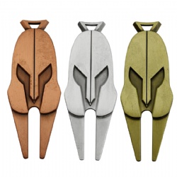 Different metal color metal golf divot tool