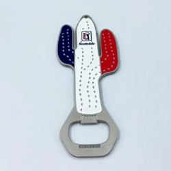 Both sides soft enamel logo bottle opener
