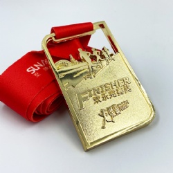 Custom marathon race medal