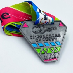 Marathon relay race medal