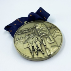 Custom 13.1 mile half marathon metal