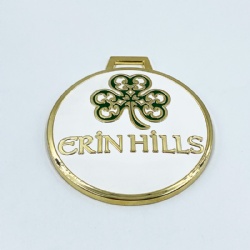 Custom half 3D effect golf bag tag