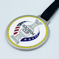 Custom one side logo golf bag tag