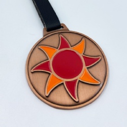 Custom antique metal golf bag tag
