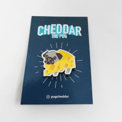 animal design soft enamel pin with backing card