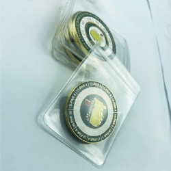 Golf poker chip with transparent PVC bag packing