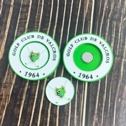 Soft enamel poker chip with color painting