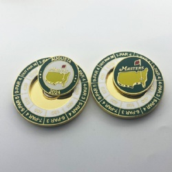 Both sides logo golf poker chip