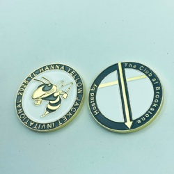 custom both sides logo golf ball marker
