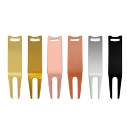 Blank metal golf divot tool
