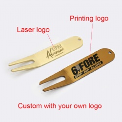 Blank metal golf divot tool