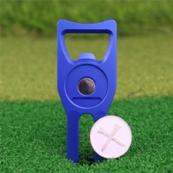 Golf divot tool bottle opener