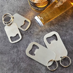 blank bottle opener keychain