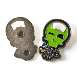 custom enamel logo design magnetic bottle opener