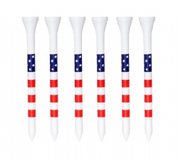 Printing logo white golf tees