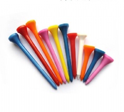 Plastic golf tees