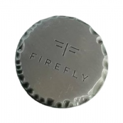 Hammered edge blank ball marker