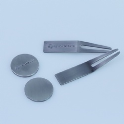 antique silver custom  divot tool ball marker