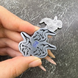 antique tin custom shape golf ball markers