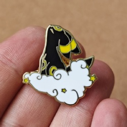 hard enamel flip lapel pin badge