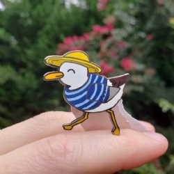 hard enamel flip lapel pin badge