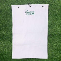 different color waffle golf towel