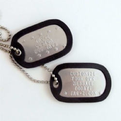 Engraved logo dog atg