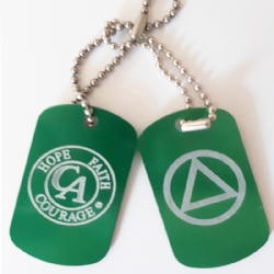 Different color name tag