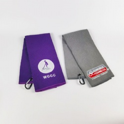 waffle golf towel