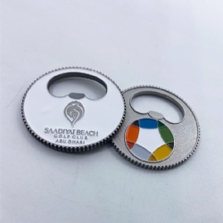 Round shape bottle opener