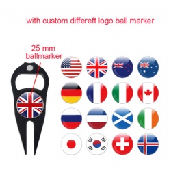 Golf pitch tool and ball marker