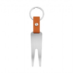 Key chain golf divot tool